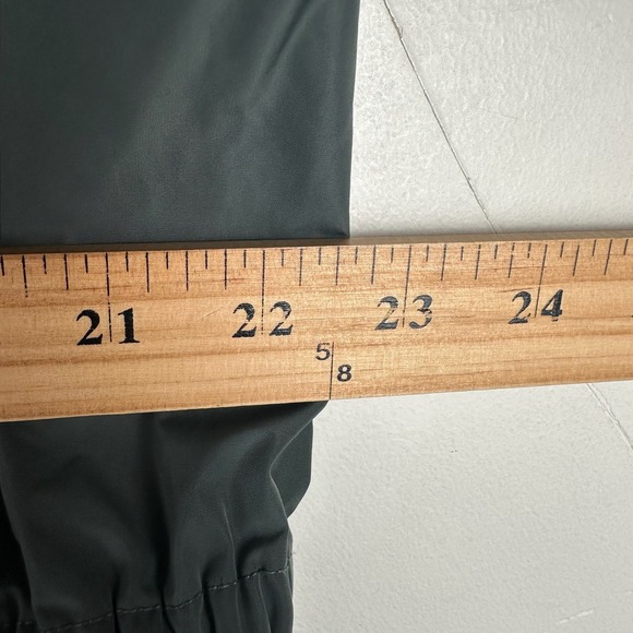 Athleta Triumph Hybrid Crewneck Sweatshirt Women XL Green Cinch Athletic Stretch - Picture 9 of 12